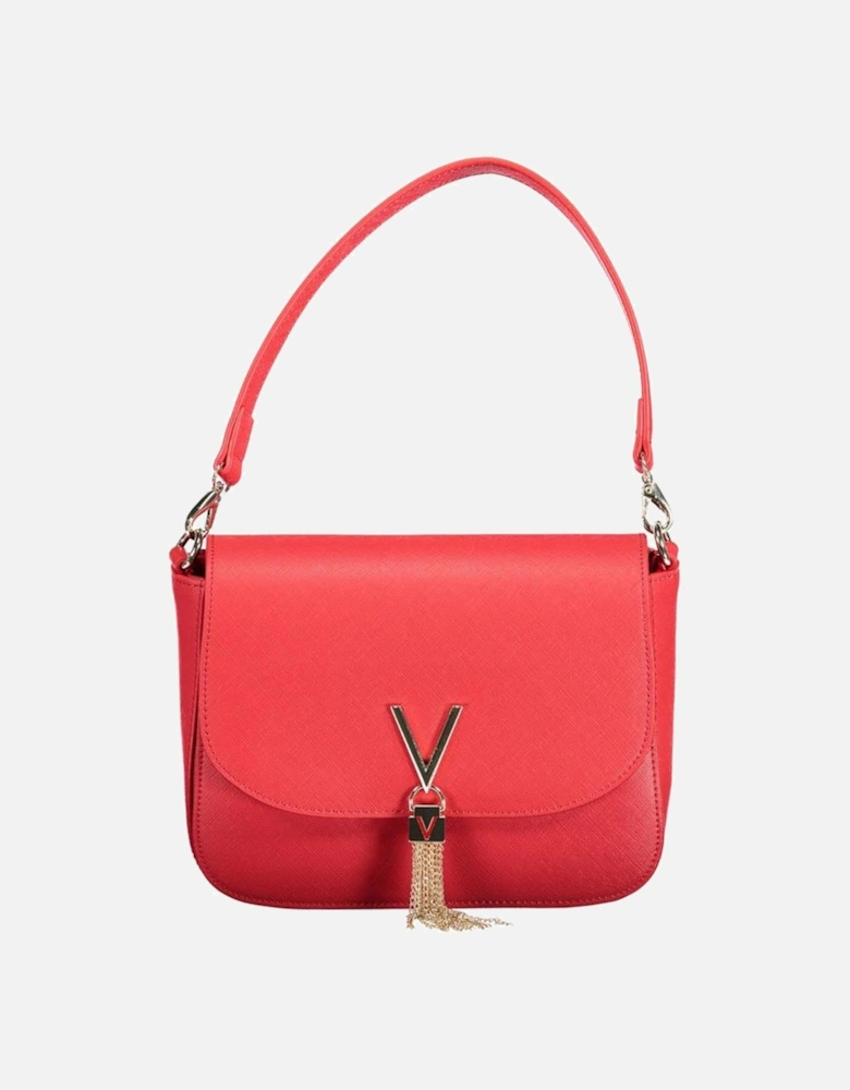 Versatile Multi-Strap Shoulder Bag Women - Red Handbags