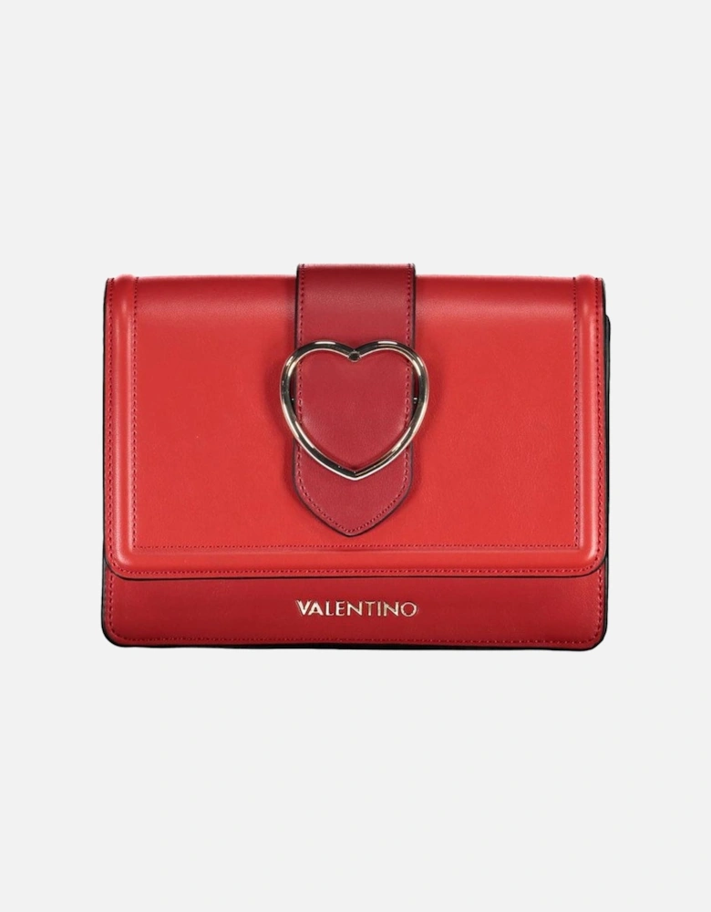 Adjustable Removable Shoulder Bag with Internal Pocket Women - Red