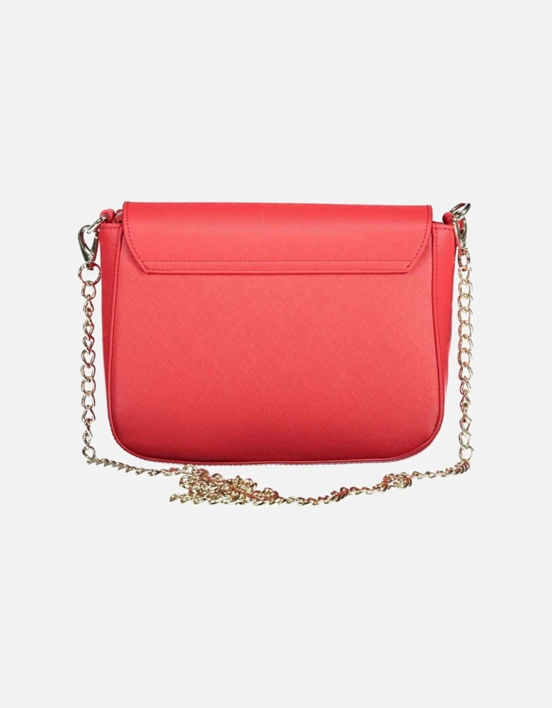Versatile Multi-Strap Shoulder Bag Women - Red Handbags