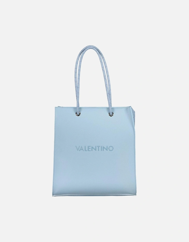 Contrasting Shoulder Bag with Inside Pocket Women - Blue Handbags