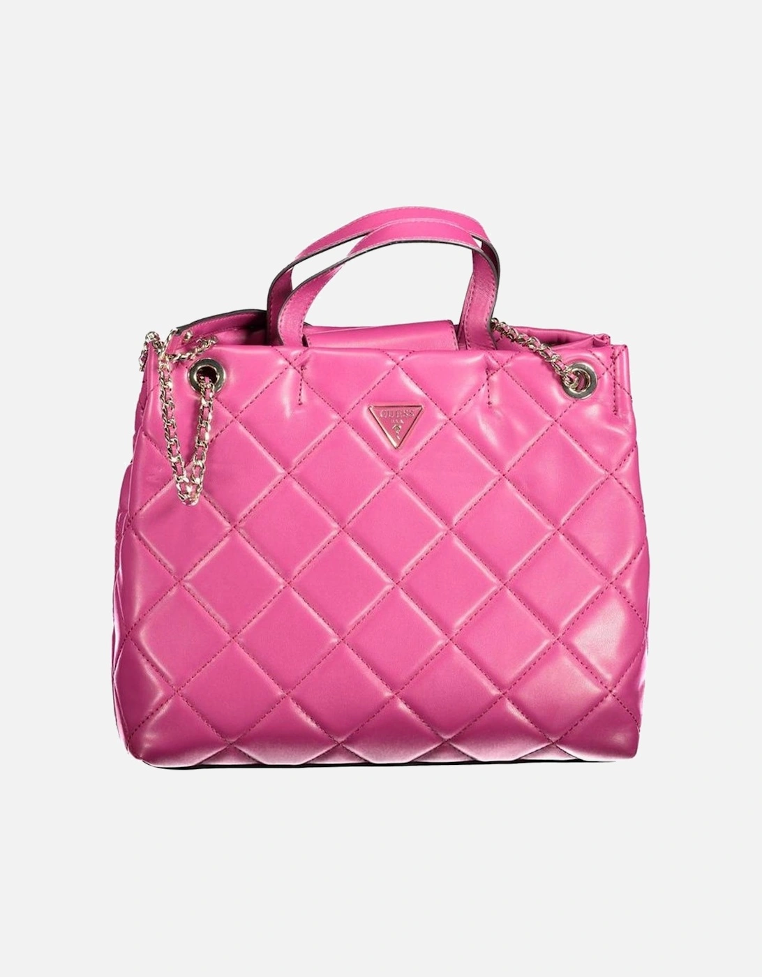 Chain Shoulder Bag with Multiple Compartments Women - Pink Handbags, 4 of 3