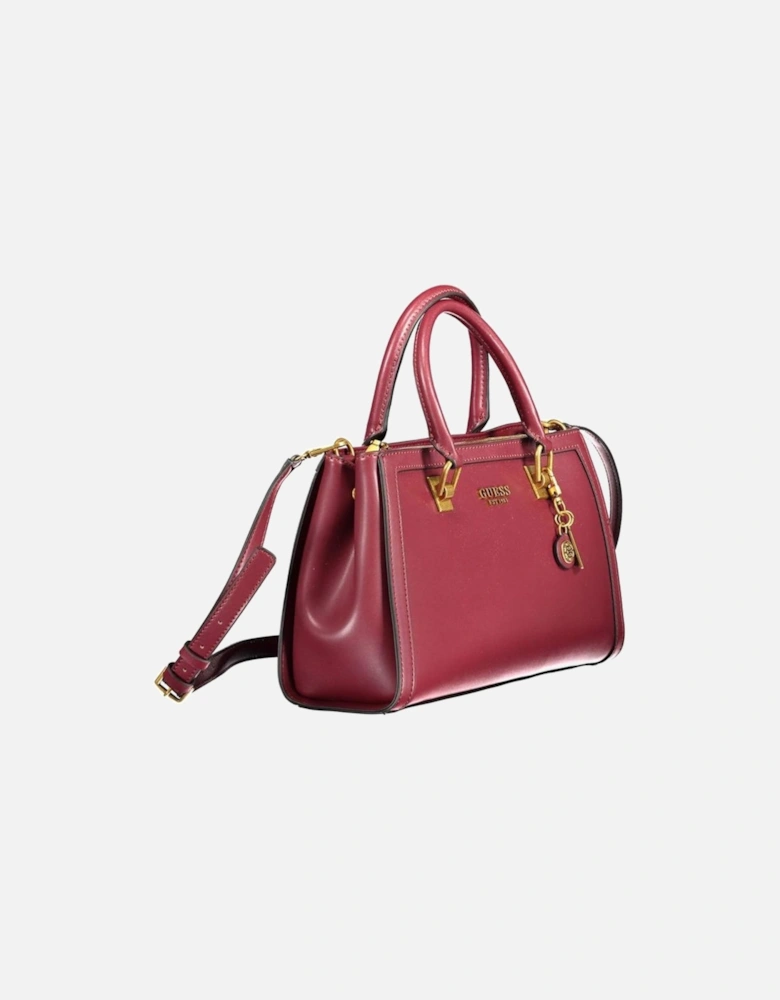 Multi-Compartment Tote Bag with Shoulder Strap Women - Purple Handbags