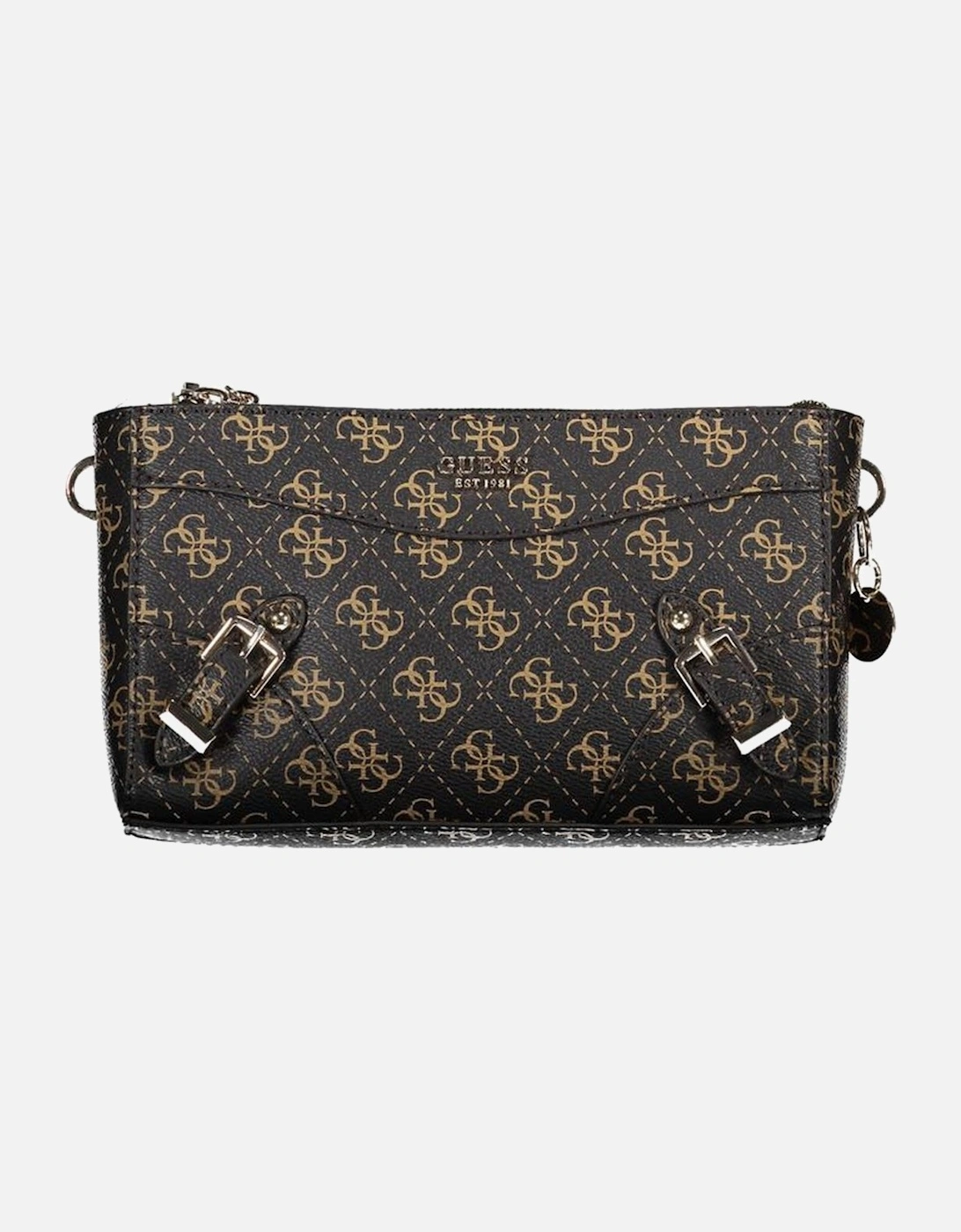 Adjustable Shoulder Bag with Contrasting Details Women - Brown, 4 of 3