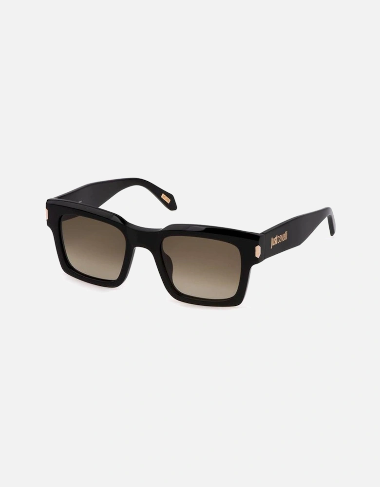 Square Lens Sunglasses with Contrasting Details Women - Black