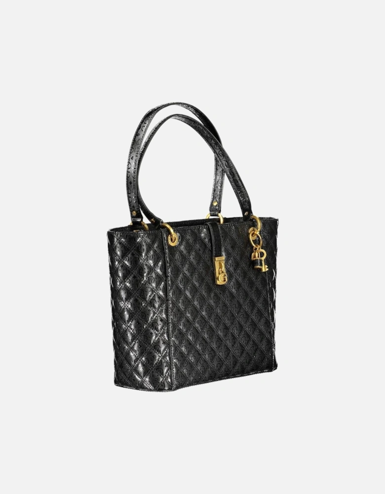 Zip Closure Shoulder Bag with External and Internal Pockets Women -
