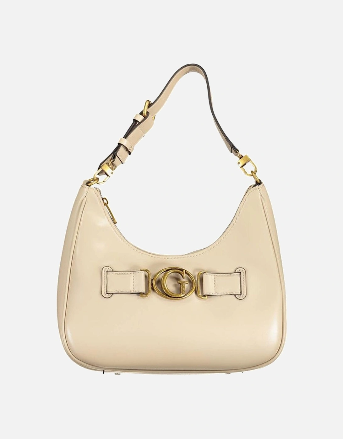 Adjustable Shoulder Bag with Multiple Pockets Women - Beige Handbags, 4 of 3