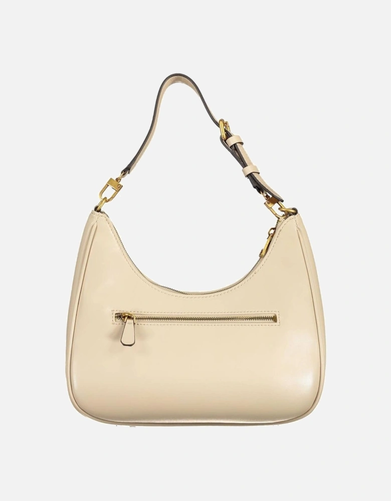 Adjustable Shoulder Bag with Multiple Pockets Women - Beige Handbags