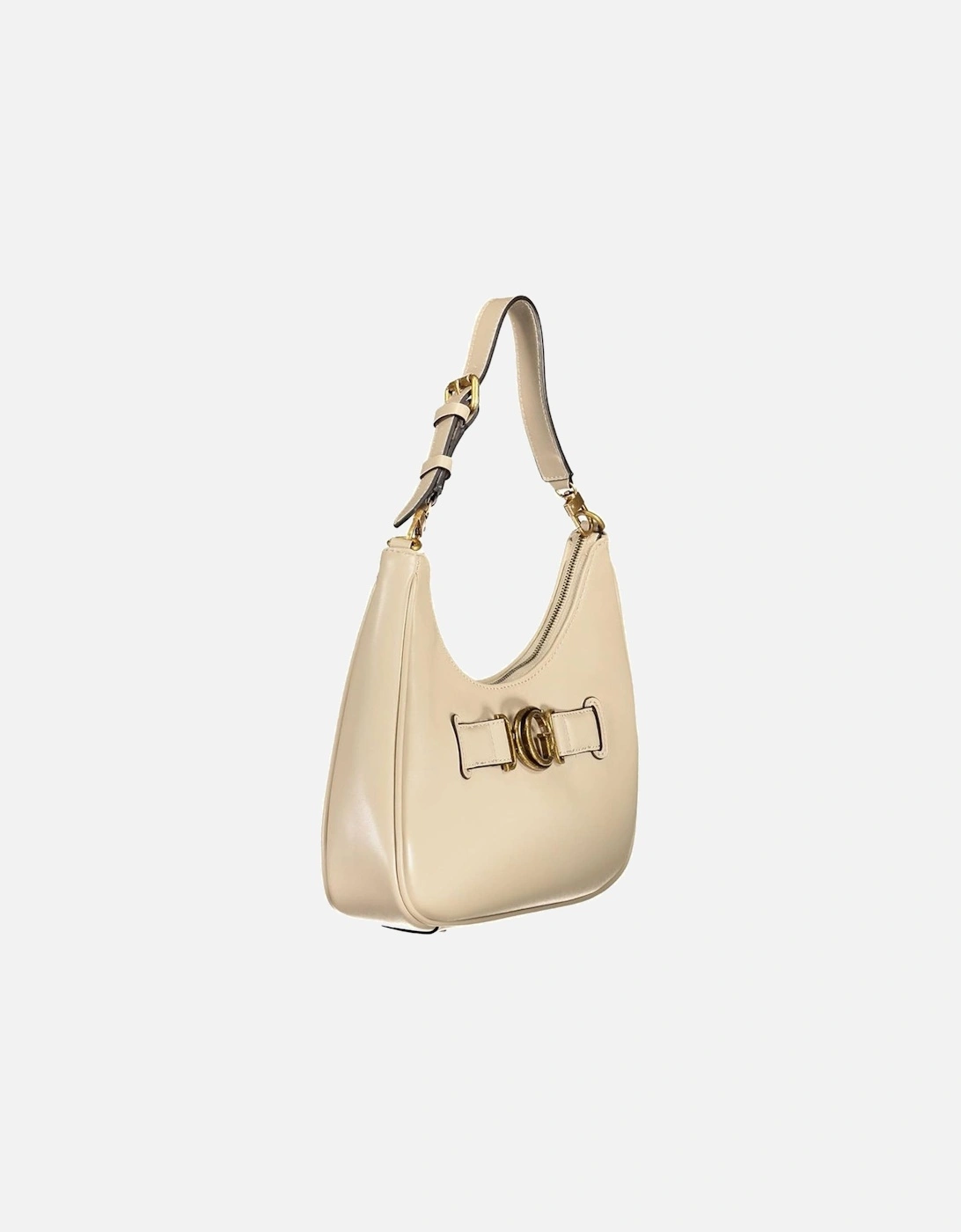 Adjustable Shoulder Bag with Multiple Pockets Women - Beige Handbags