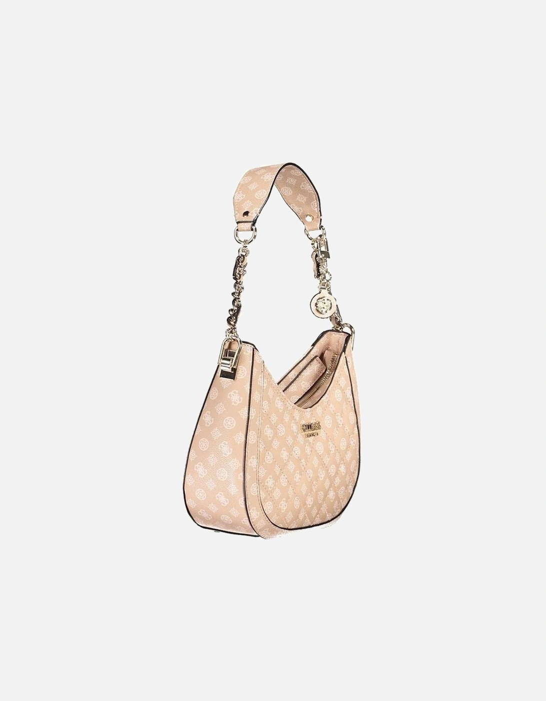 Shoulder Bag with External and Internal Pockets Women - Pink Handbags