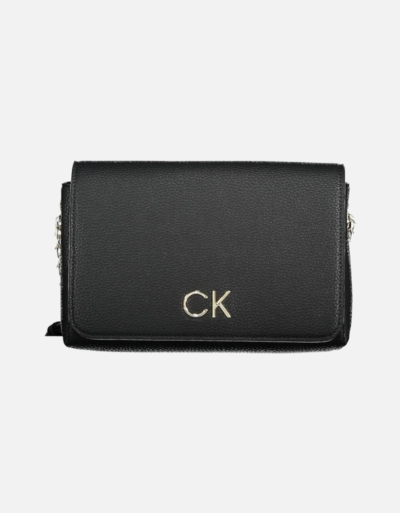 Adjustable Shoulder Bag with Contrasting Details Women - Black