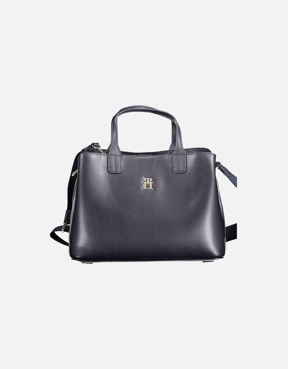 Bag with 2 Handles and Adjustable Shoulder Strap Women - Blue Handbags, 4 of 3
