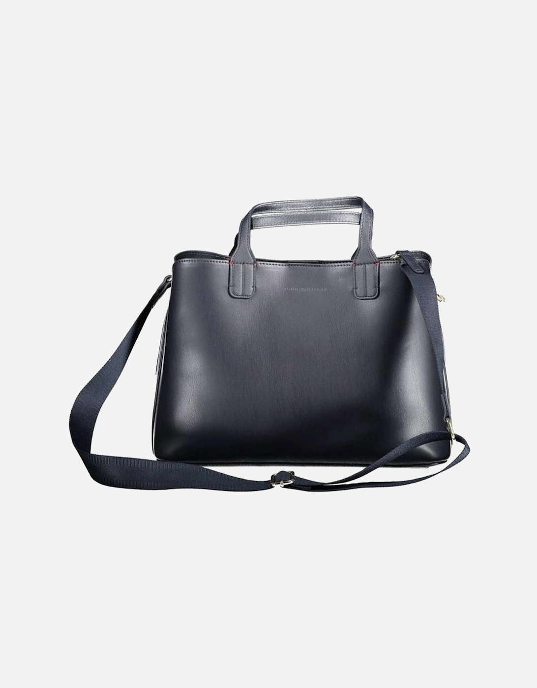 Bag with 2 Handles and Adjustable Shoulder Strap Women - Blue Handbags