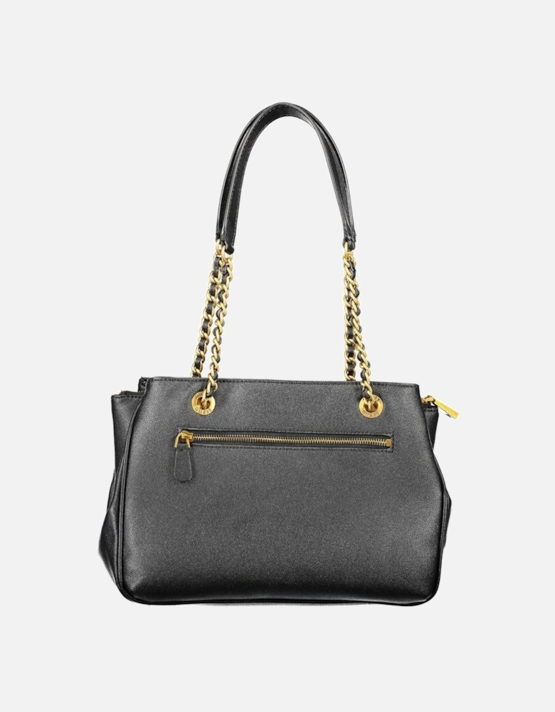 Shoulder Bag with Multiple Compartments Women - Black Handbags