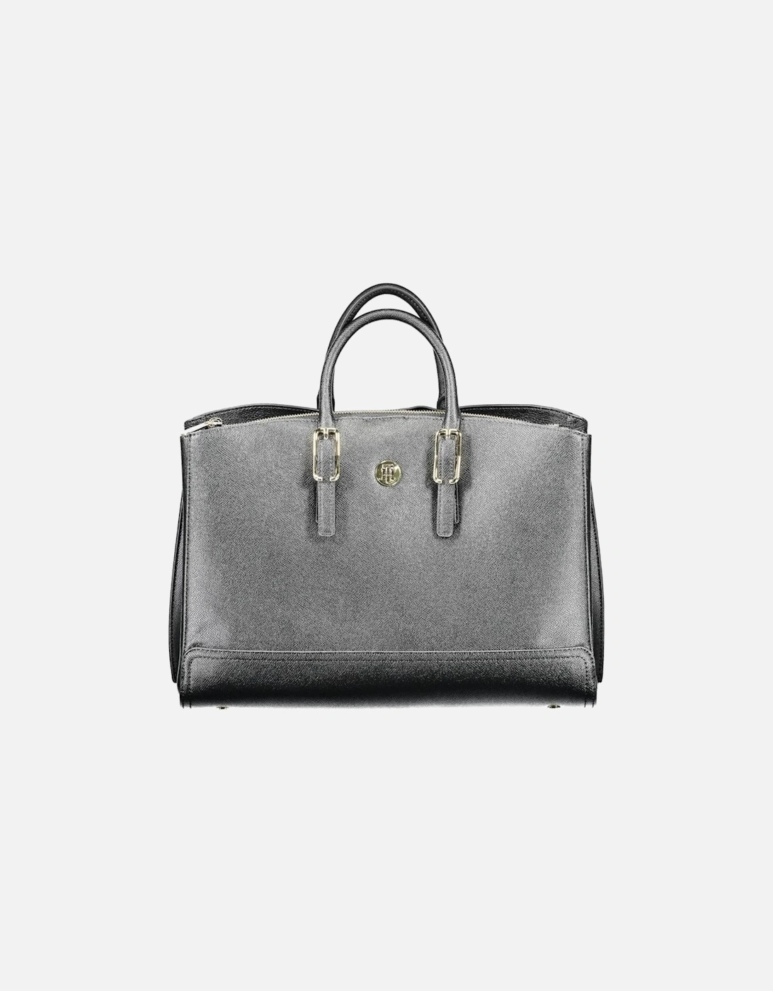 Bag with Handles and Adjustable Strap Women - Black Handbags, 4 of 3