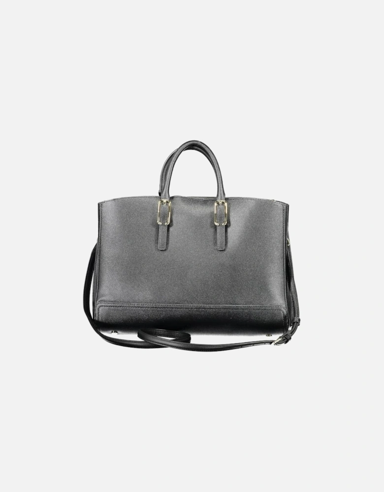 Bag with Handles and Adjustable Strap Women - Black Handbags