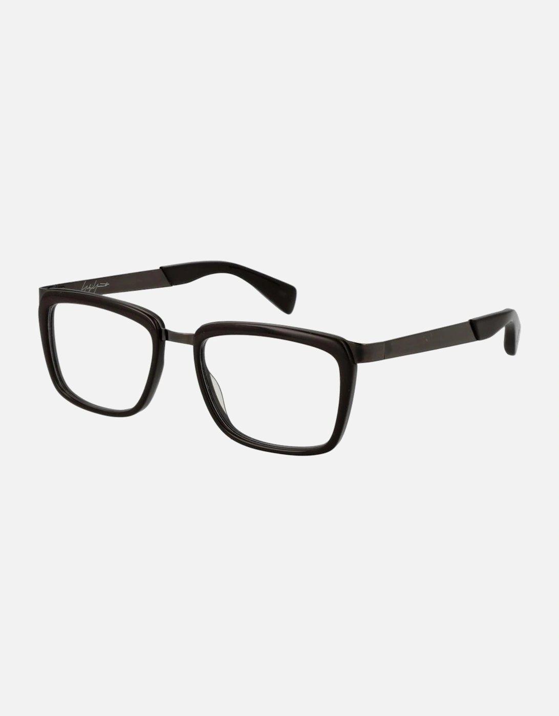 Rectangular Black Eyeglasses Unisex - Brown Frames, 4 of 3