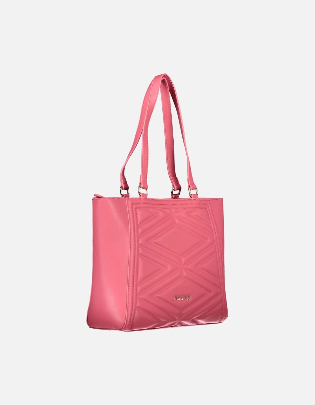 Zip Closure Shoulder Bag with Adjustable Strap Women - Pink Handbags