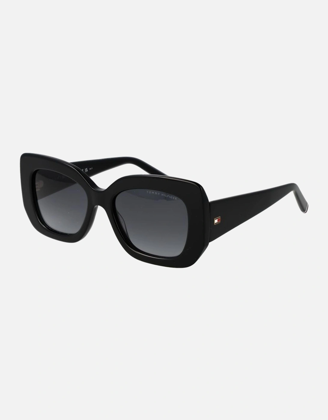 Rectangle Full-Rim Gradient Sunglasses with Grey Lenses Women - Black, 4 of 3