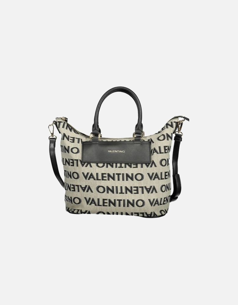 Leather Tote Bag with Adjustable Strap Women - Gray Handbags