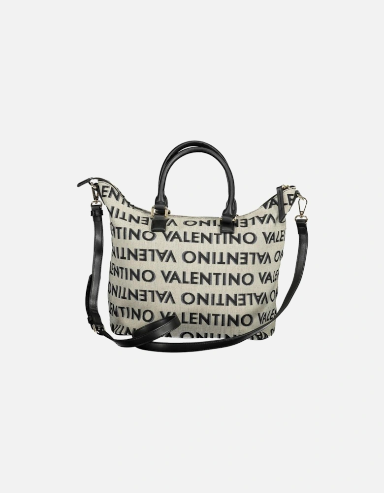 Leather Tote Bag with Adjustable Strap Women - Gray Handbags