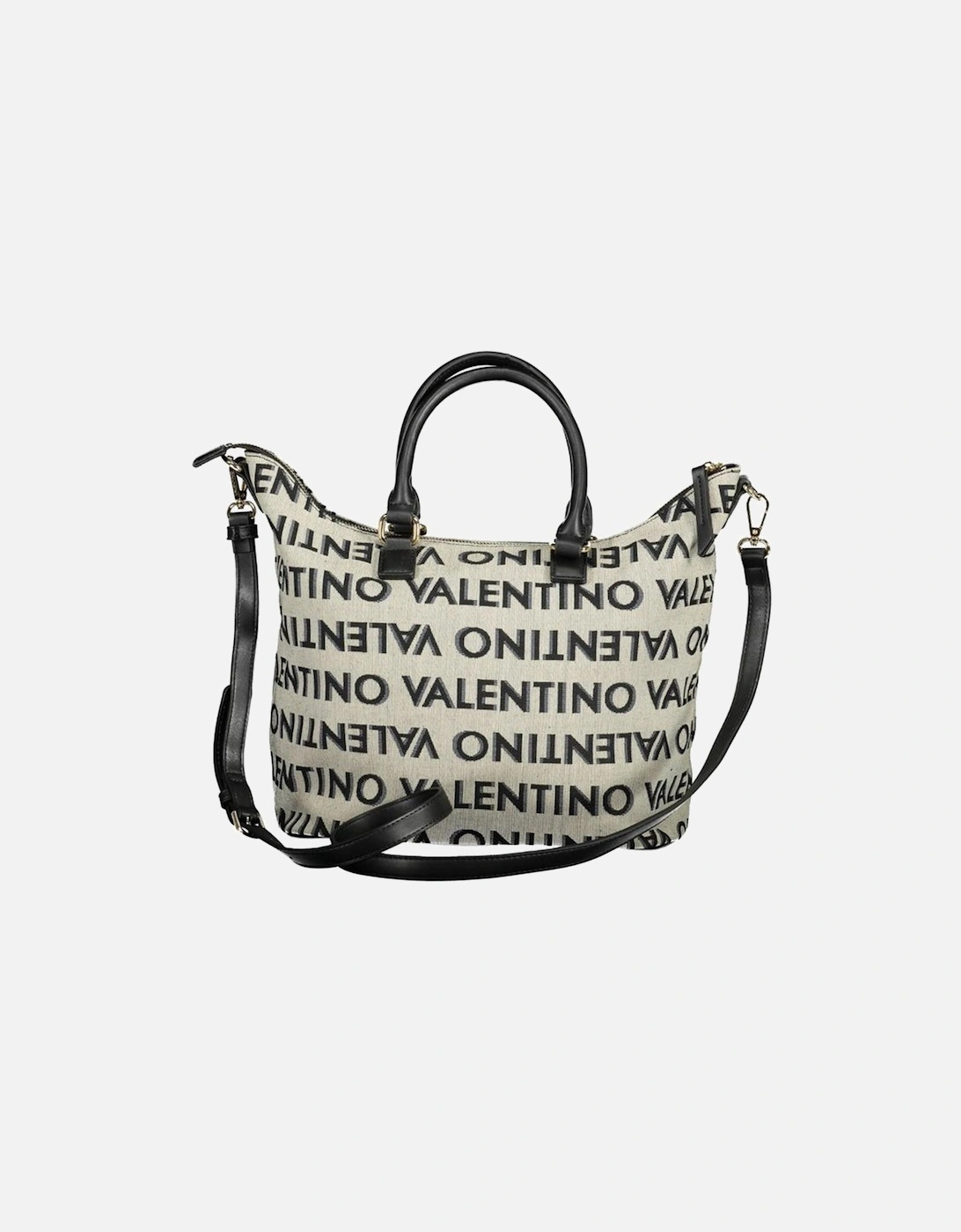 Leather Tote Bag with Adjustable Strap Women - Gray Handbags