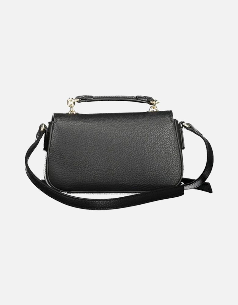 Recycled Polyester Bag with Chain Handle and Card Pocket Women - Black
