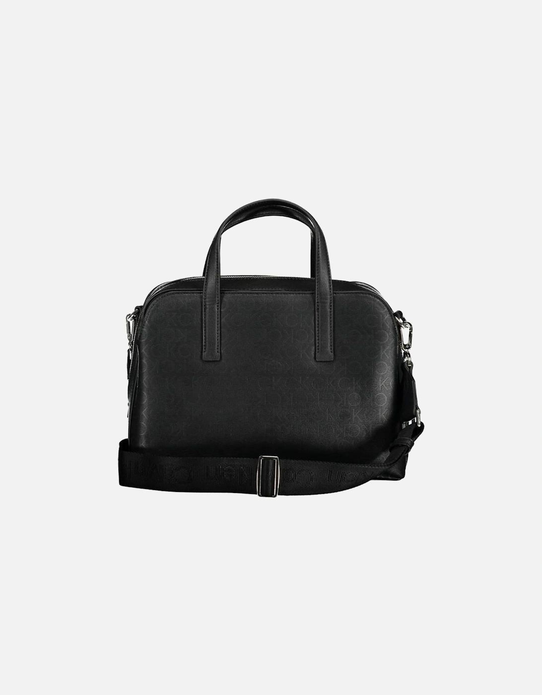 Recycled Polyester Bag with Multiple Pockets Women - Black Handbags