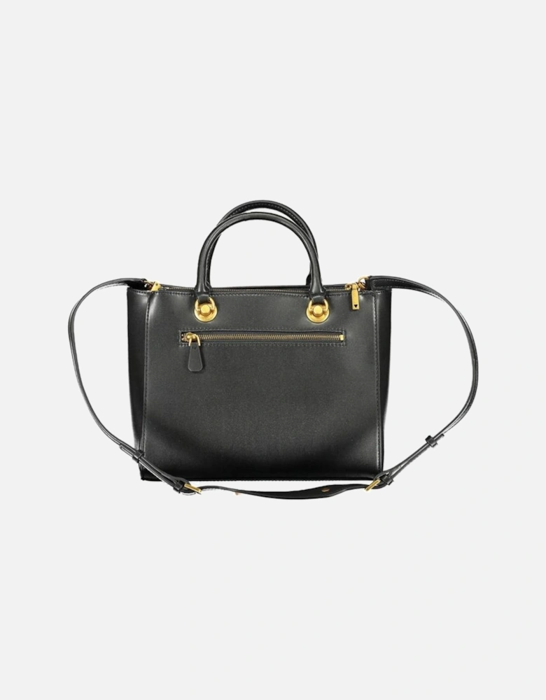Structured Multi-Compartment Shoulder Bag Women - Black Handbags