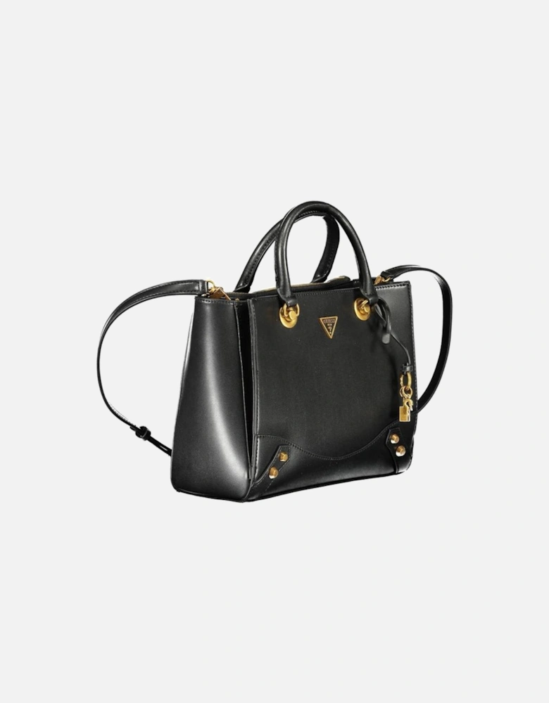 Structured Multi-Compartment Shoulder Bag Women - Black Handbags