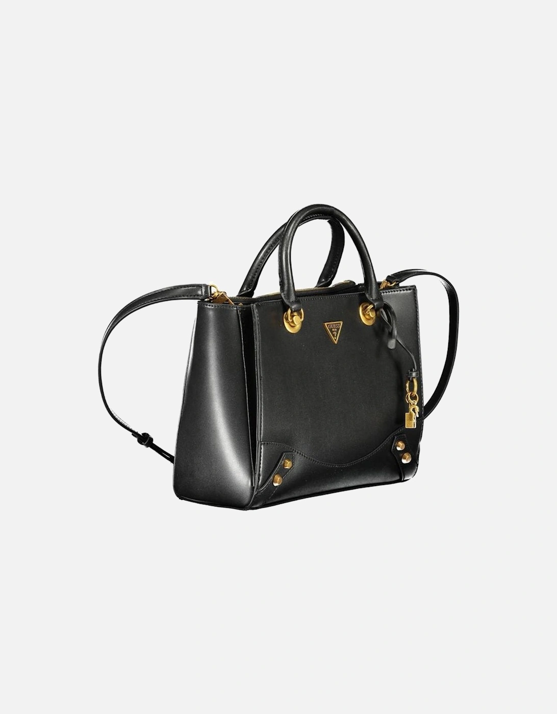 Structured Multi-Compartment Shoulder Bag Women - Black Handbags