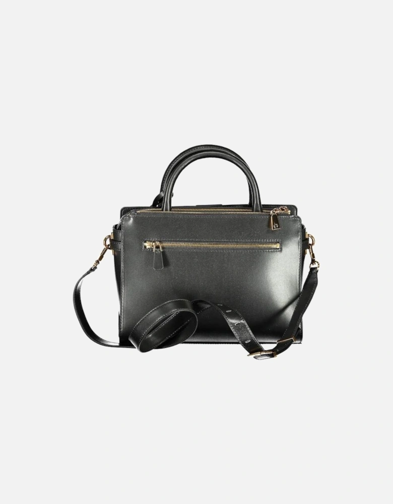 Bag with Handles and Adjustable Strap Women - Black Handbags