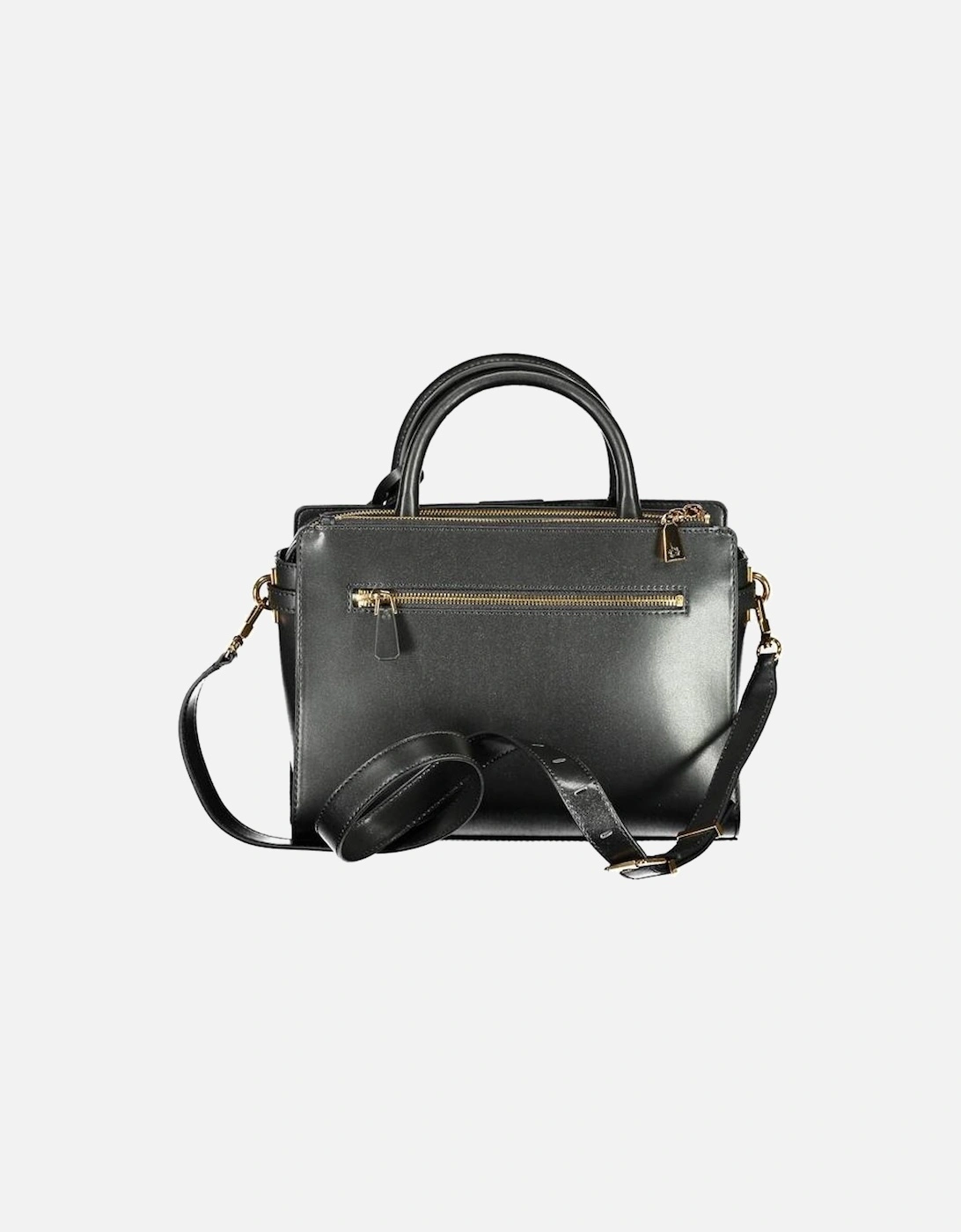 Bag with Handles and Adjustable Strap Women - Black Handbags