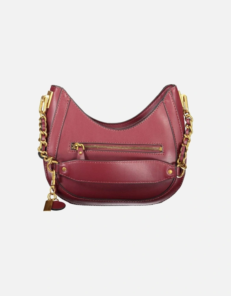 Shoulder Bag with External and Internal Pockets Women - Purple