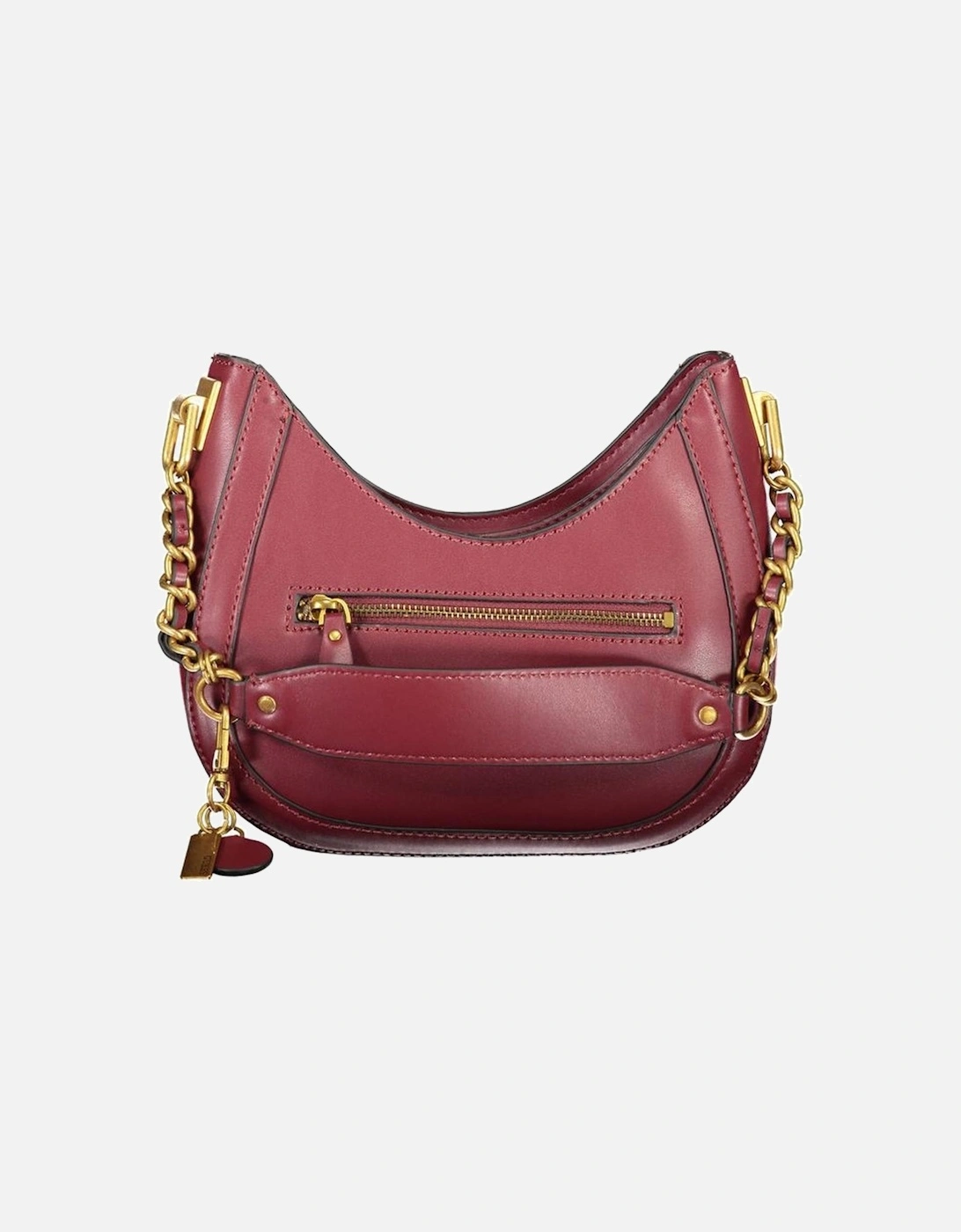 Shoulder Bag with External and Internal Pockets Women - Purple