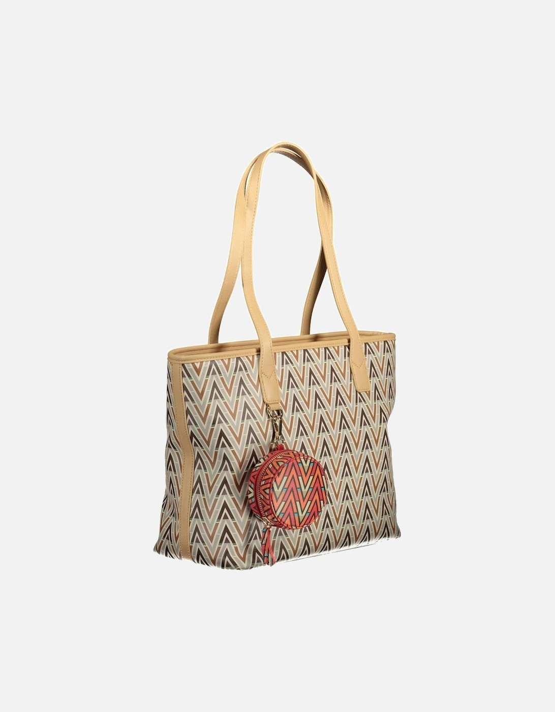 Shoulder Bag with Removable Coin Purse Women - Beige Handbags
