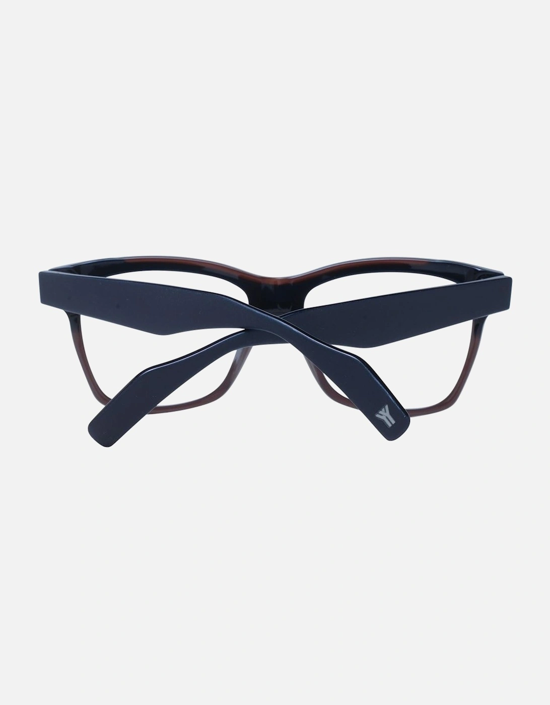 Rectangle Signature Eyeglasses Unisex - Blue Frames