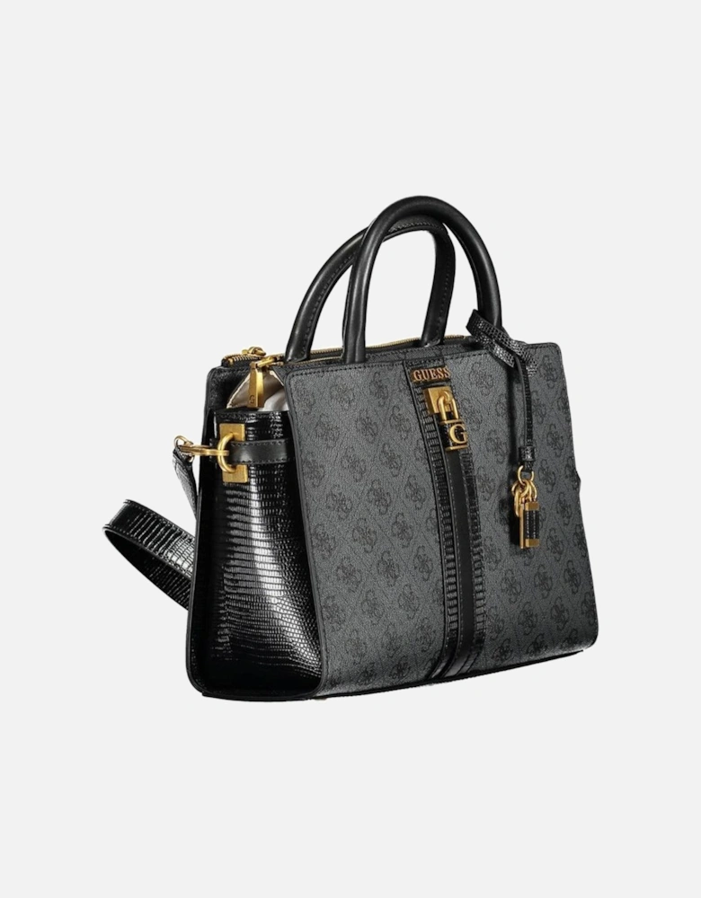 Versatile Handbag with Multiple Compartments Women - Black