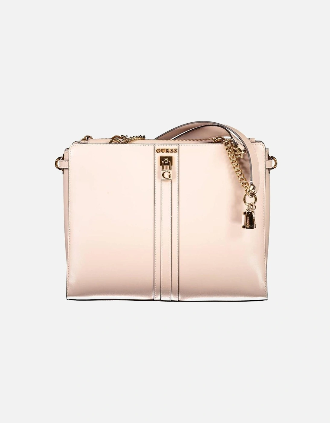 Chain Shoulder Bag with Logo and Multiple Pockets Women - Pink, 4 of 3
