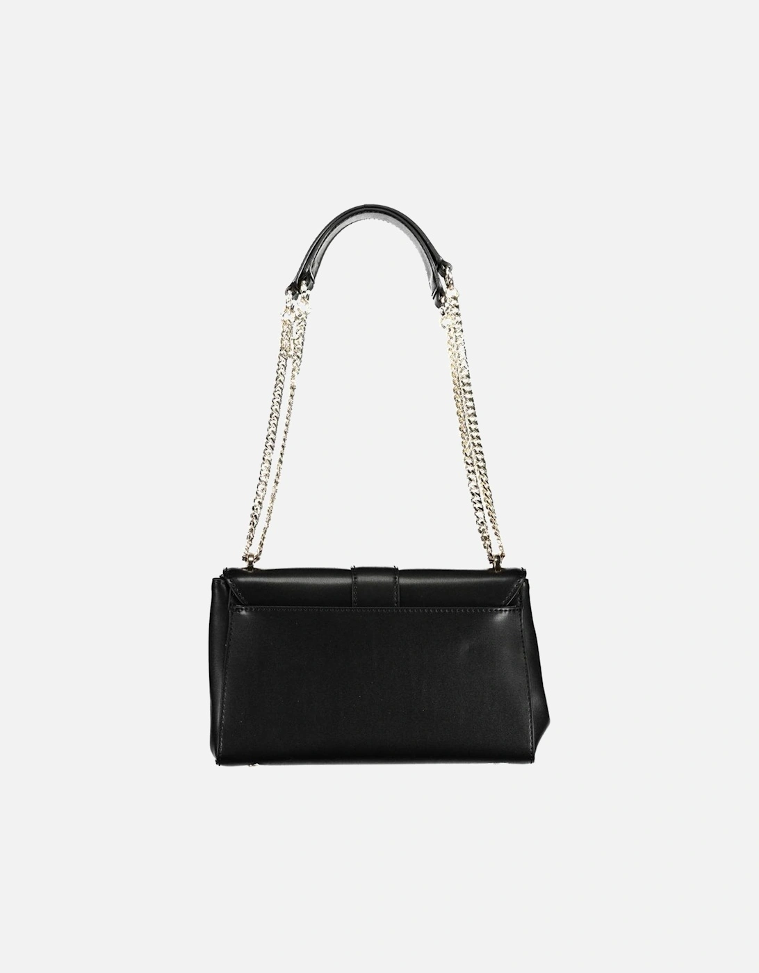 Chain Shoulder Bag with Contrasting Details Women - Black Handbags