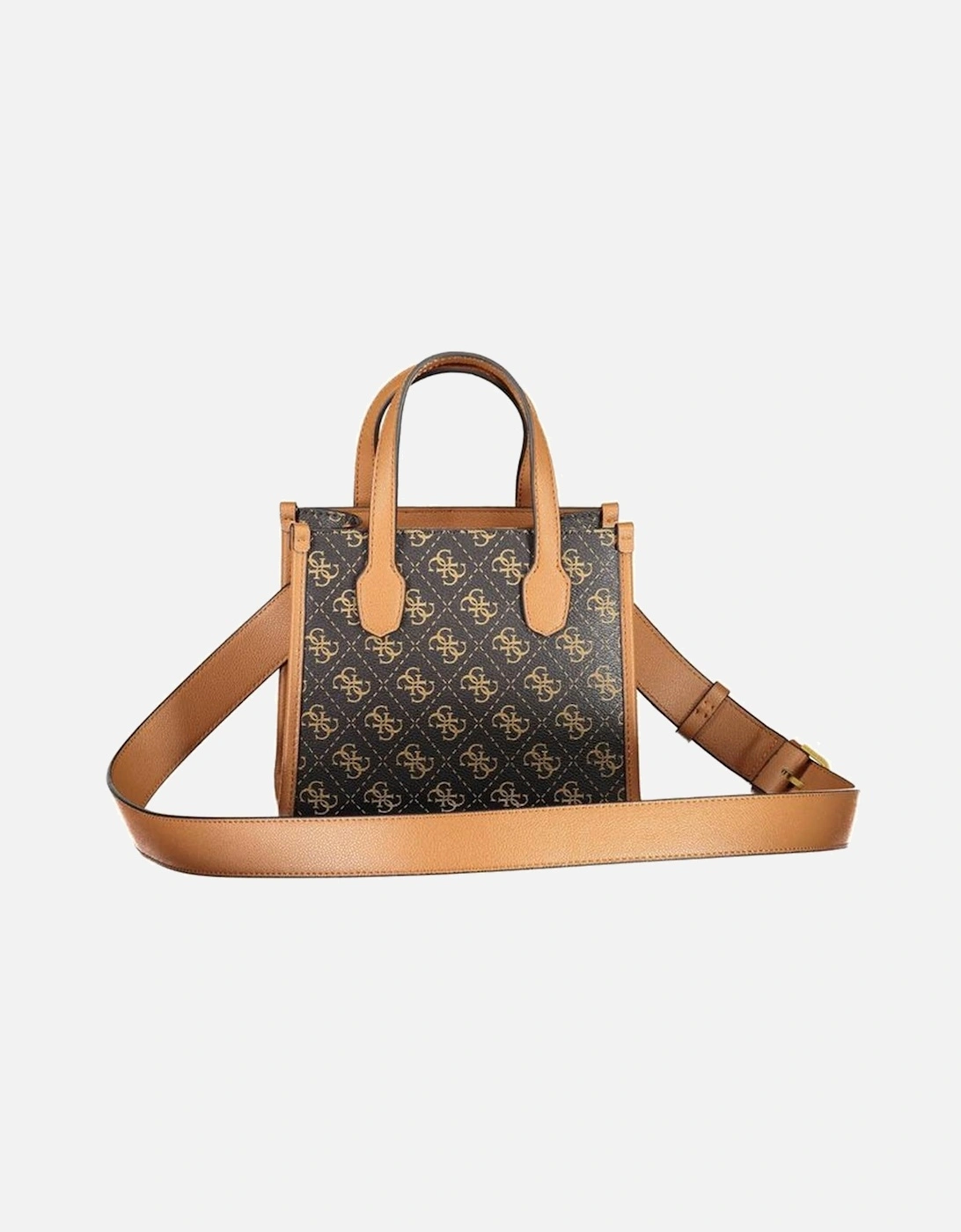 Bag with Handles and Removable Shoulder Strap Women - Brown Handbags