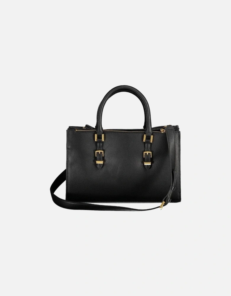 Handbag with Adjustable Strap and Multiple Compartments Women - Black