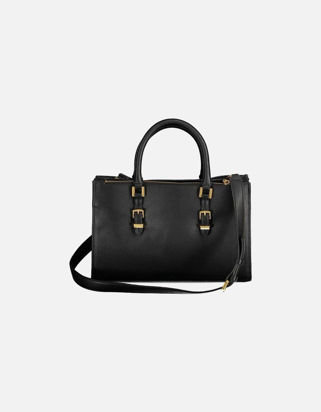 Handbag with Adjustable Strap and Multiple Compartments Women - Black