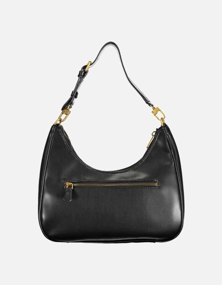 Adjustable Shoulder Bag with Multiple Pockets Women - Black Handbags