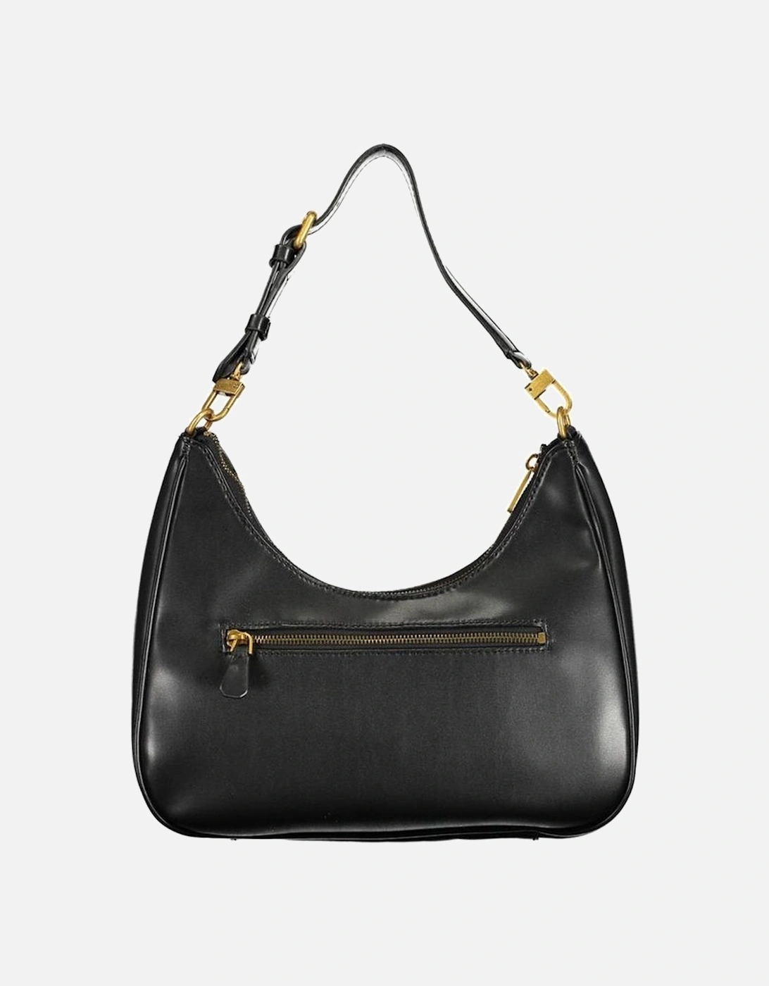 Adjustable Shoulder Bag with Multiple Pockets Women - Black Handbags