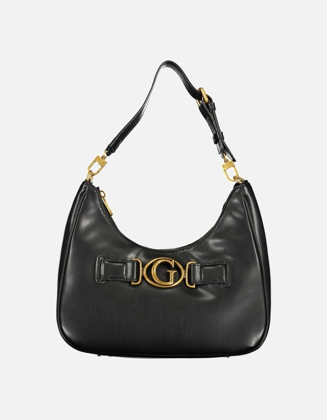 Adjustable Shoulder Bag with Multiple Pockets Women - Black Handbags, 4 of 3