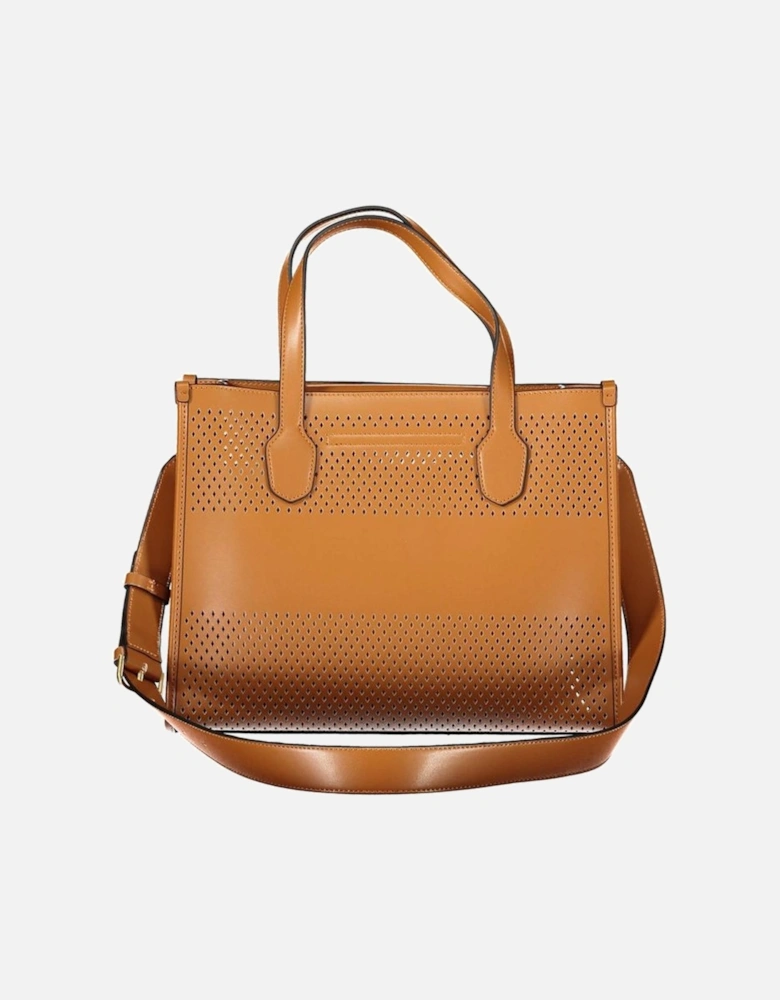 Convertible Tote Bag with Pochette and Logo Women - Brown Handbags