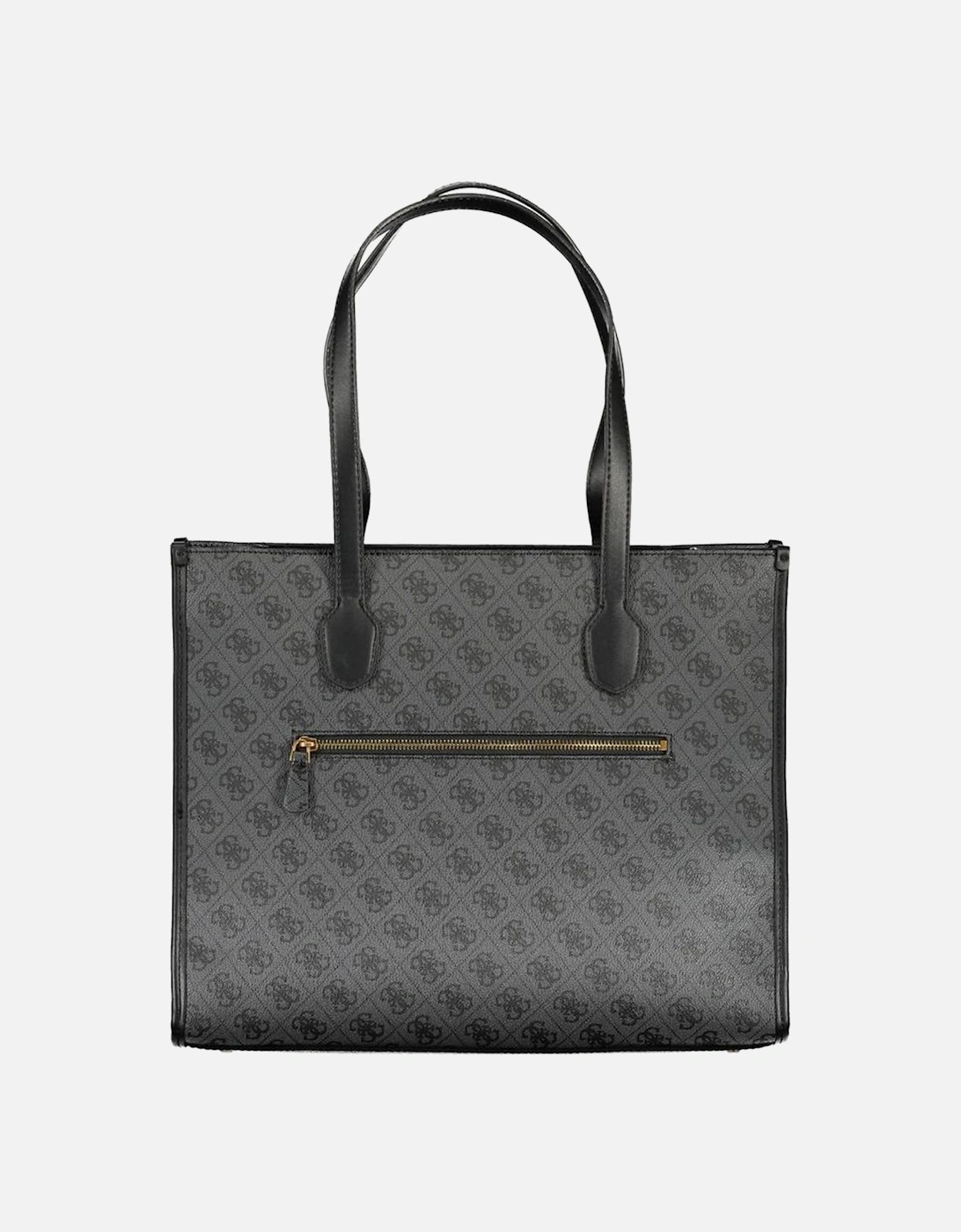 Structured Shoulder Bag with Multiple Pockets Women - Black Handbags