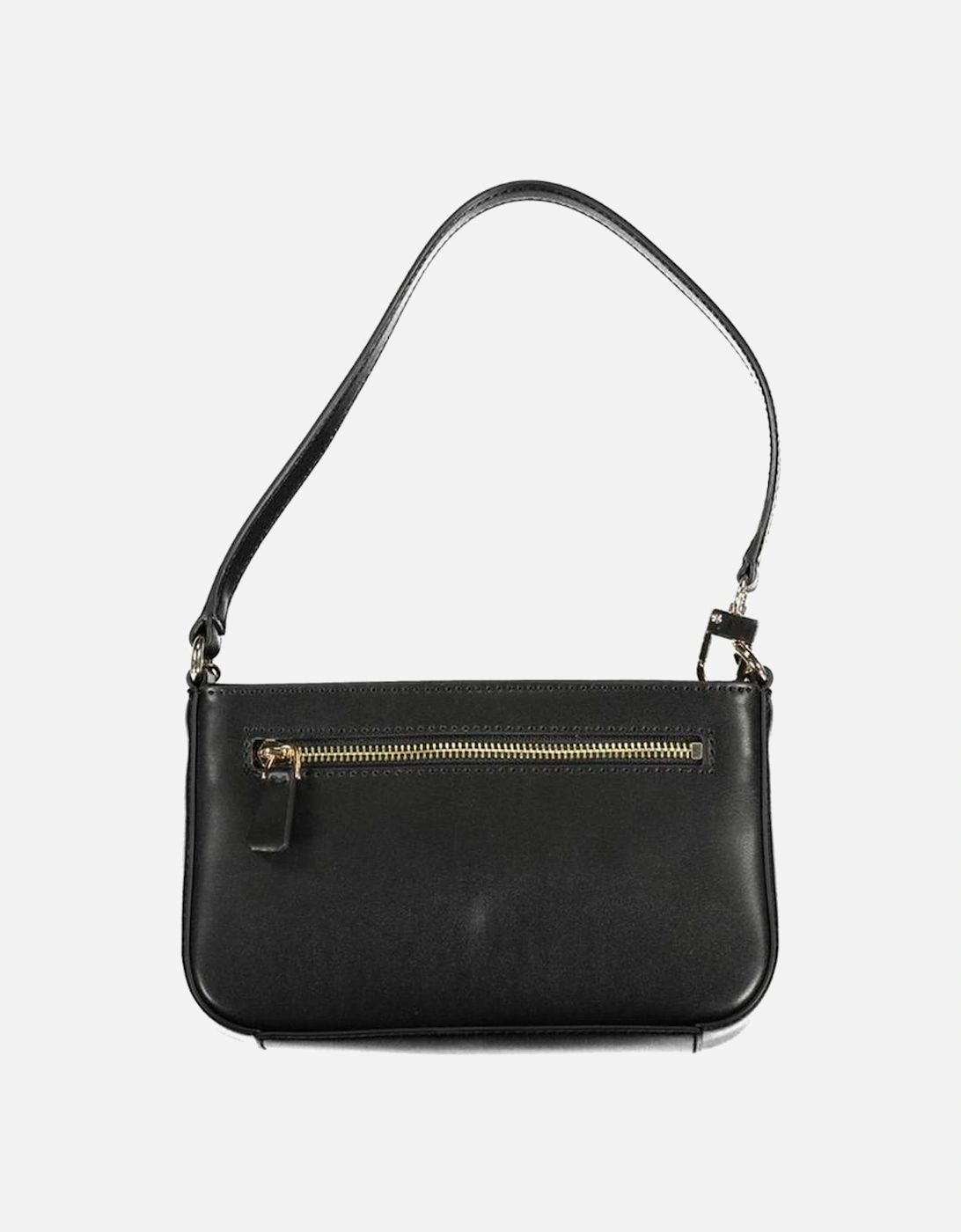 Removable Shoulder Bag with Chain Handle Women - Black Handbags