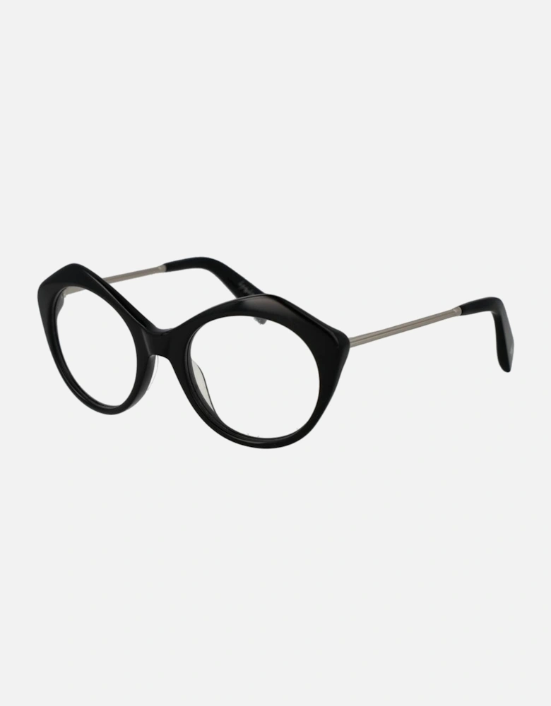 Butterfly Style Full-Rim Acetate Sunglasses Women - Black Frames