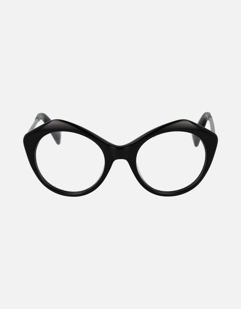 Butterfly Style Full-Rim Acetate Sunglasses Women - Black Frames
